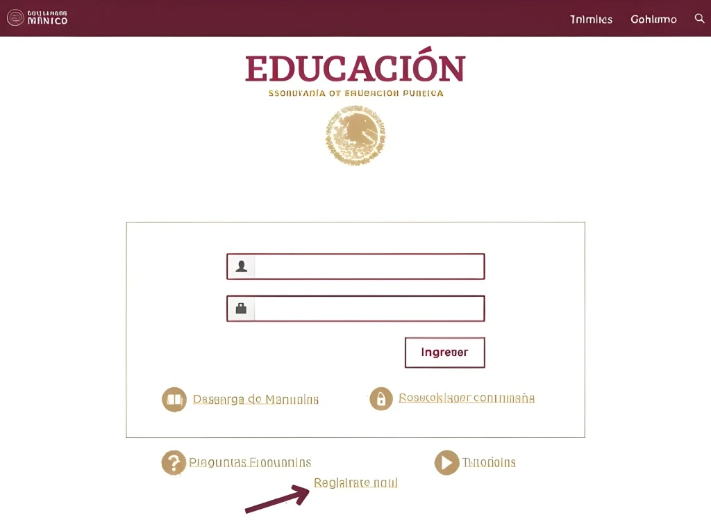Fone Mi Portal SEP Talón de Pago CURP