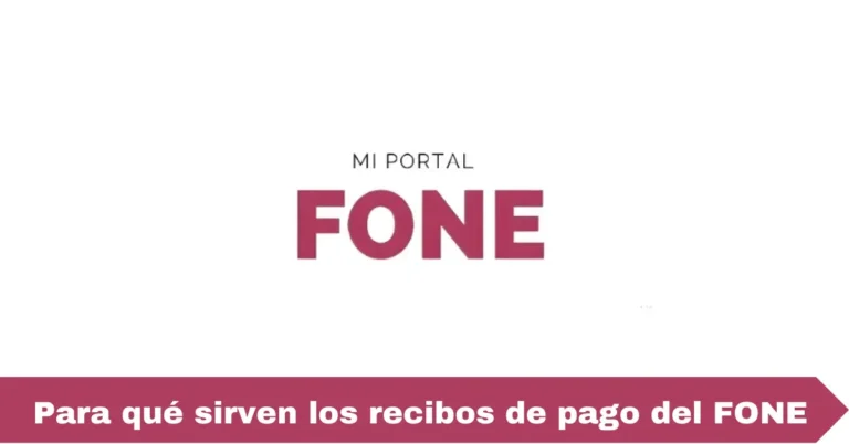 Para qué sirven los recibos de pago del FONE