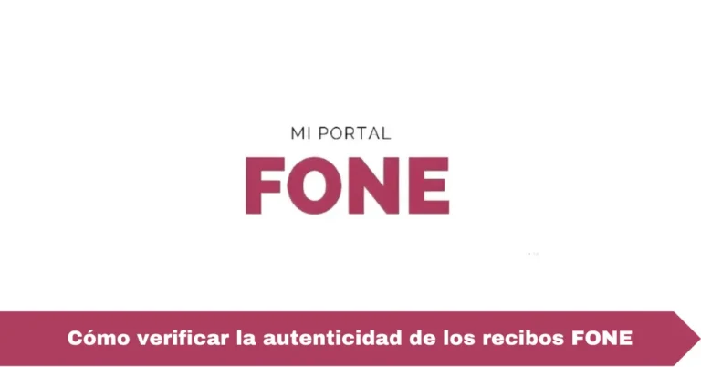 Cómo verificar la autenticidad de los recibos FONE