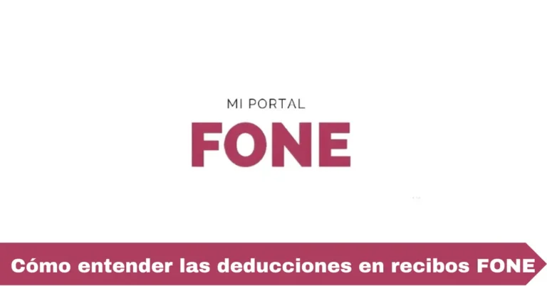 Cómo entender las deducciones en recibos FONE