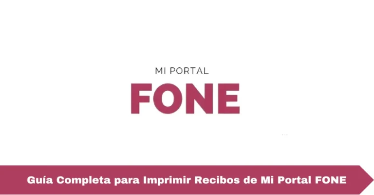 Guía Completa para Imprimir Recibos de Mi Portal FONE